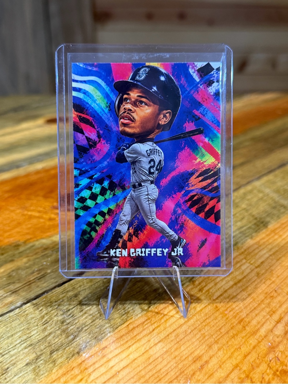 Ken Griffey Jr. Seattle Mariners Custom Baseball Trading Card
